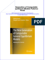 Textbook The New Generation of Computable General Equilibrium Models Federico Perali Ebook All Chapter PDF