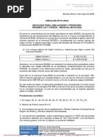 ANSES CIRCULAR  Dp-028-2024 Movilidad Para Jubilaciones y Pensiones Régimen Luz y Fuerza - Mensual Mayo-2024