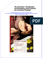 PDF The Crafty Animator Handmade Craft Based Animation and Cultural Value Caroline Ruddell Ebook Full Chapter