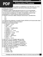 Exercices + Corrections - Mathématiques Appliquées À L'informatiques