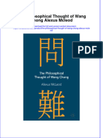 Textbook The Philosophical Thought of Wang Chong Alexus Mcleod Ebook All Chapter PDF