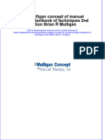 PDF The Mulligan Concept of Manual Therapy Textbook of Techniques 2Nd Edition Brian R Mulligan Ebook Full Chapter