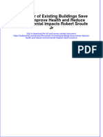 PDF The Power of Existing Buildings Save Money Improve Health and Reduce Environmental Impacts Robert Sroufe JR Ebook Full Chapter