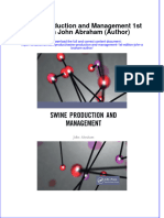 PDF Swine Production and Management 1St Edition John Abraham Author Ebook Full Chapter