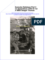 Full Chapter The Afrikamutze Database Part 3 References Appendices 1940 43 1St Edition Mike Seager Thomas PDF