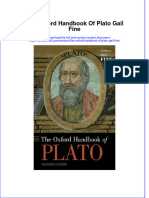 PDF The Oxford Handbook of Plato Gail Fine Ebook Full Chapter