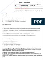 1° Ano Semana 21 Atividade para Ser Entregue Física II Propagação Do Calor