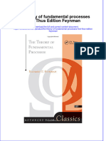 Textbook The Theory of Fundamental Processes First Thus Edition Feynman Ebook All Chapter PDF