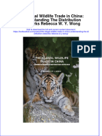 PDF The Illegal Wildlife Trade in China Understanding The Distribution Networks Rebecca W Y Wong Ebook Full Chapter