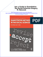 PDF The Reviewer S Guide To Quantitative Methods in The Social Sciences Gregory R Hancock Ebook Full Chapter