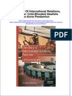 PDF The Story of International Relations Part One Cold Blooded Idealists Jo Anne Pemberton Ebook Full Chapter