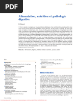 Alimentation, Nutrition Et Pathologie Digestive