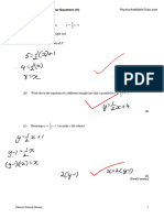 Solving Linear Equations (H) - Unlocked