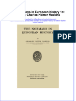 Full Chapter The Normans in European History 1St Edition Charles Homer Haskins PDF