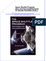 Textbook The Space Shuttle Program Technologies and Accomplishments 1St Edition Davide Sivolella Auth Ebook All Chapter PDF