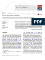 Review On The Effects of Toxicants On Freshwater Ecosystem Functions