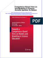 PDF Towards A Competence Based View On Models and Modeling in Science Education Annette Upmeier Zu Belzen Ebook Full Chapter