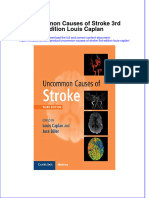 Textbook Uncommon Causes of Stroke 3Rd Edition Louis Caplan Ebook All Chapter PDF