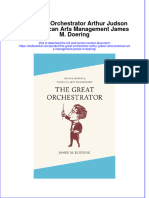 Textbook The Great Orchestrator Arthur Judson and American Arts Management James M Doering Ebook All Chapter PDF