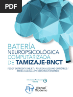 Tamizaje Neuropsicologico Manual