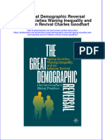 PDF The Great Demographic Reversal Ageing Societies Waning Inequality and An Inflation Revival Charles Goodhart Ebook Full Chapter