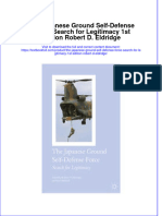 Textbook The Japanese Ground Self Defense Force Search For Legitimacy 1St Edition Robert D Eldridge Ebook All Chapter PDF