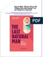 Textbook The Last Natural Man Where Have We Been and Where Are We Going 1St Edition Robert A Norman Ebook All Chapter PDF