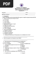 Filipino Periodical Test