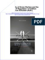 Textbook The Morality of Drone Warfare and The Politics of Regulation 1St Edition Marcus Schulzke Auth Ebook All Chapter PDF