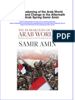 Textbook The Reawakening of The Arab World Challenge and Change in The Aftermath of The Arab Spring Samir Amin Ebook All Chapter PDF