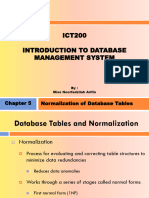 Chapter 5 Normalization of Database Tables  