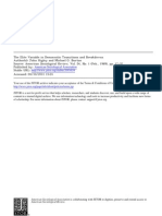 HIGLEY & BURTON, The Elite Variable in Democratic Transitions and Breakdowns