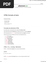 10 - (W3schools) - Formato de Texto HTML