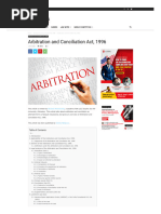 Blog Ipleaders in Arbitration and Conciliation Act 1996