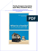 PDF What Is A Family Answers From Early Modern Japan Mary Elizabeth Berry Ebook Full Chapter