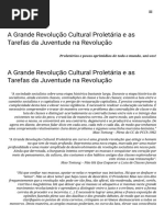 GRCP e As Tarefas Da Juventude Na Revolucao