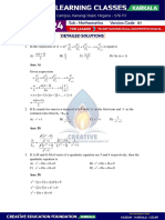 Kcet Maths Solution