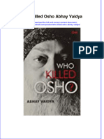 PDF Who Killed Osho Abhay Vaidya Ebook Full Chapter