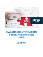 HAZARD IDENTIFICATION 0 RISK ASSESSMENT (HIRA) - Final