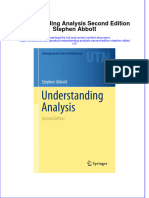 Full Chapter Understanding Analysis Second Edition Stephen Abbott 2 PDF