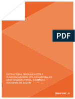 Estructura, Organización Y Funcionamiento de Los Hospitales Gestionados Por El Instituto Nacional de Salud