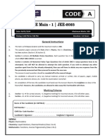 2025-Jee Main - 1 - Paper 6 May