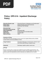 Inpatient Discharge Policy (OPS 016 v6.1 November 2023)