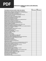 Competencia Curricular 2º Ciclo EP