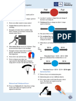 P1.1 Forces Knowledge Organiser