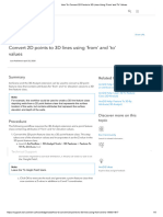 How To - Convert 2D Points To 3D Lines Using 'From' and 'To' Values