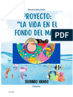 Proyecto. El Fondo Del Mar. Segundo y Tercer Grado