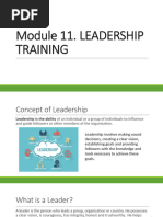 Module 11 Leadership