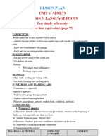 KẾ HOẠCH DẠY HỌC - Nguyễn Ngọc Ánh - FP6 - Unit 6 - Lesson 5