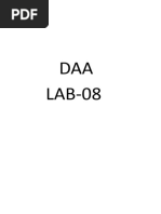 Daa Lab 8